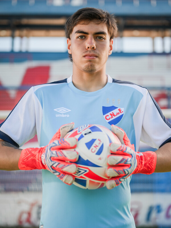Camiseta Golero Oficial 2024 Nacional Hombre Celeste, Azul Marino, Blanco