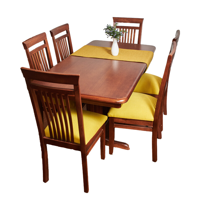 Juego de Comedor Pata de Gallo Peineta 6 Sillas Juego de Comedor Pata de Gallo Peineta 6 Sillas