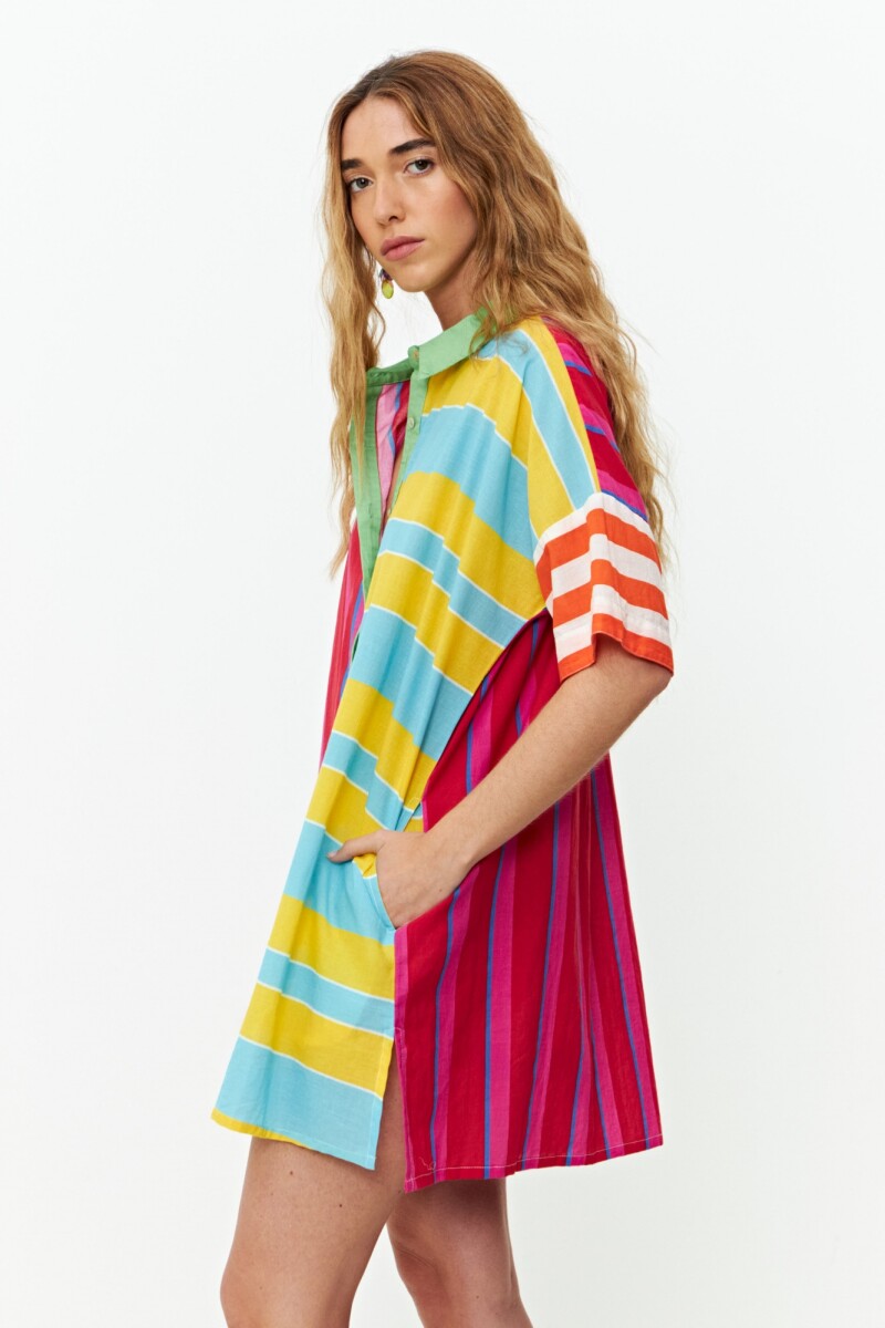 Túnica sol multicolor multicolor