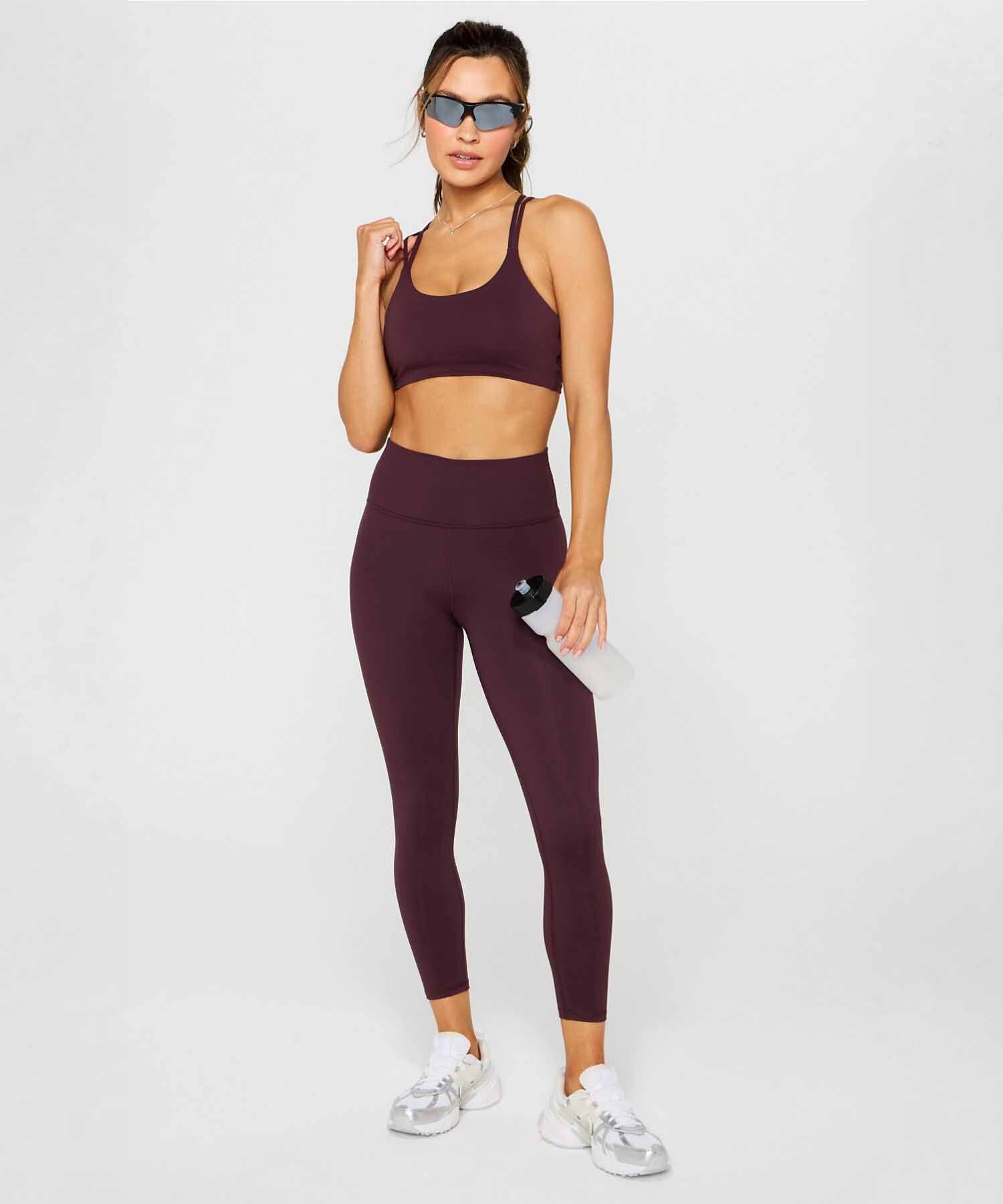 Bra Deportivo Principal Low Impact Mujer Oxblood
