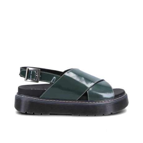 SANDALIAS VENET - CUERO PORDENONE VERDE