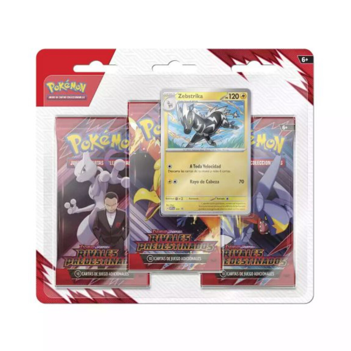Pokémon Blister de 3 Sobres - Rivales Predestinados [Español] 