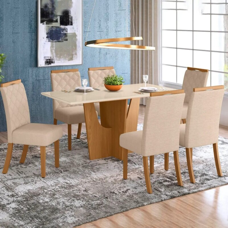 Juego de comedor Madrid 6 sillas Juego de comedor Madrid 6 sillas