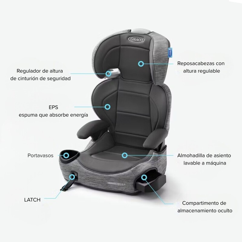 Graco TurboBooster 2.0 LX con Latch Graco TurboBooster 2.0 LX con Latch