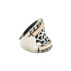 Anillo Calado-Plata y Oro-Piedra Zirconia-AN5602 conpiedra