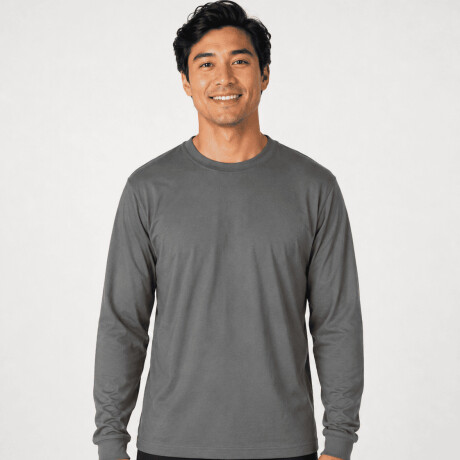 Camiseta Classic Unisex manga larga Gris Oscuro