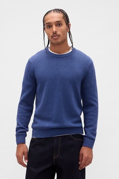 Buzo Algodón Básico Cuello Redondo Hombre New Zephyr