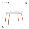 Mesa Eames Rectangular en Madera 120x80cm Mesa Eames Rectangular en Madera 120x80cm
