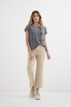 Remera acid wash con bolsillo GRIS