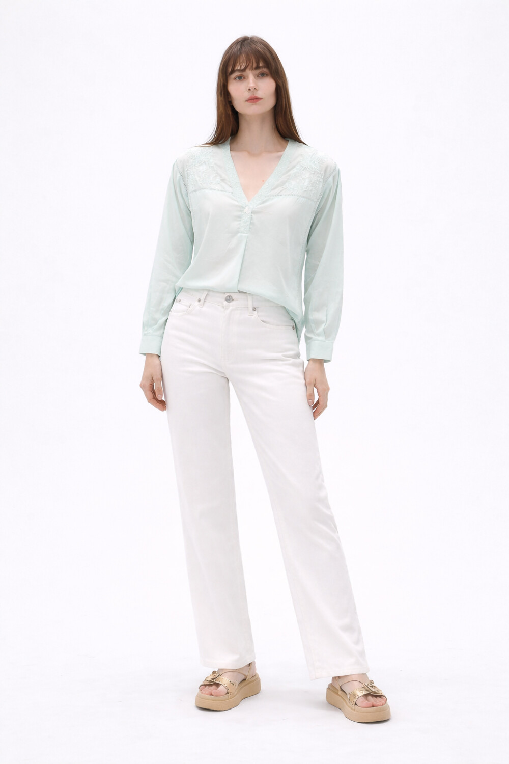 Blusa Tifone Verde Agua