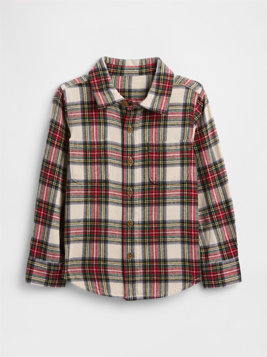 Camisa Flannel Toddler Niño - Chino 