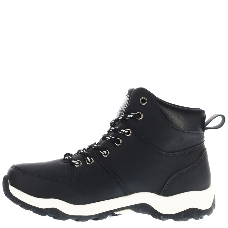 Botas de Niño Croco Kids Botita SANTI acordonada Negro