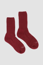 Medias lisas soft Bordeaux