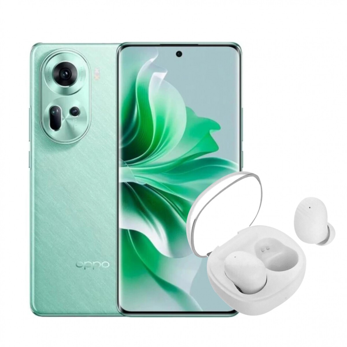 OPPO Reno 11 5G 6.7' 256GB 12GB Cámara 50Mpx - Verde Agua 