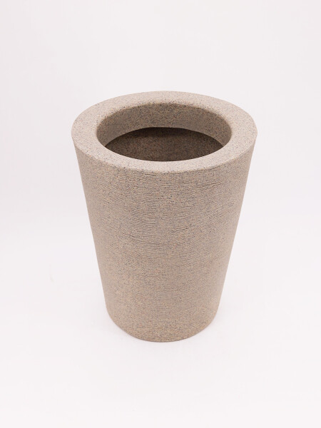 MACETERO CONO GRIS (V)