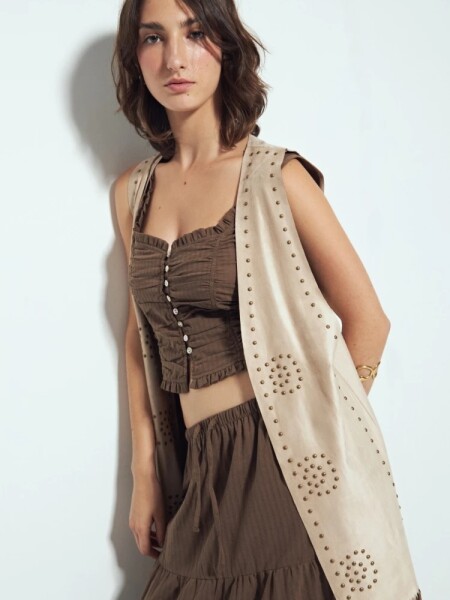 CHALECO P.CAKE TOMORROWLAND BEIGE