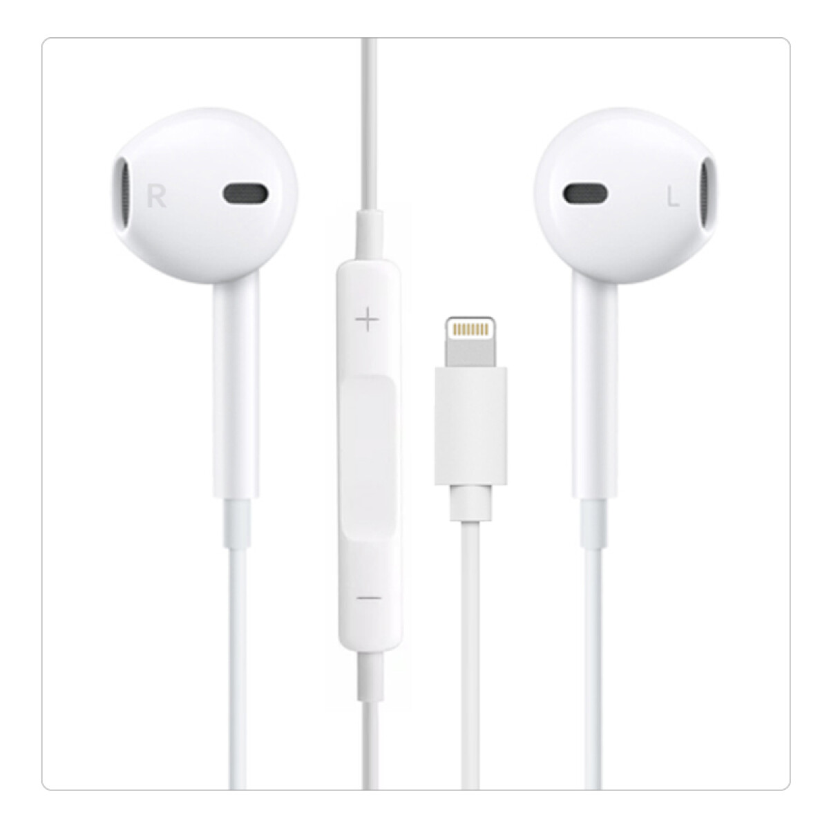 Auriculares Miccell Lightning c/ manos libres 1.15 metros - Unica 