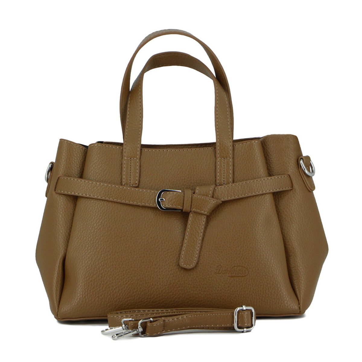 Cartera Mujer Darkness Con Correa - Marron 