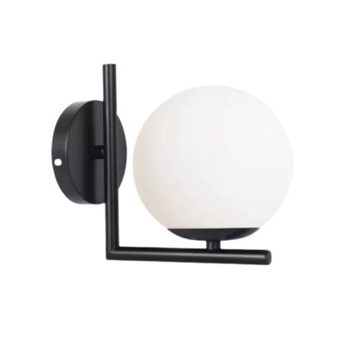Aplique de pared Negro