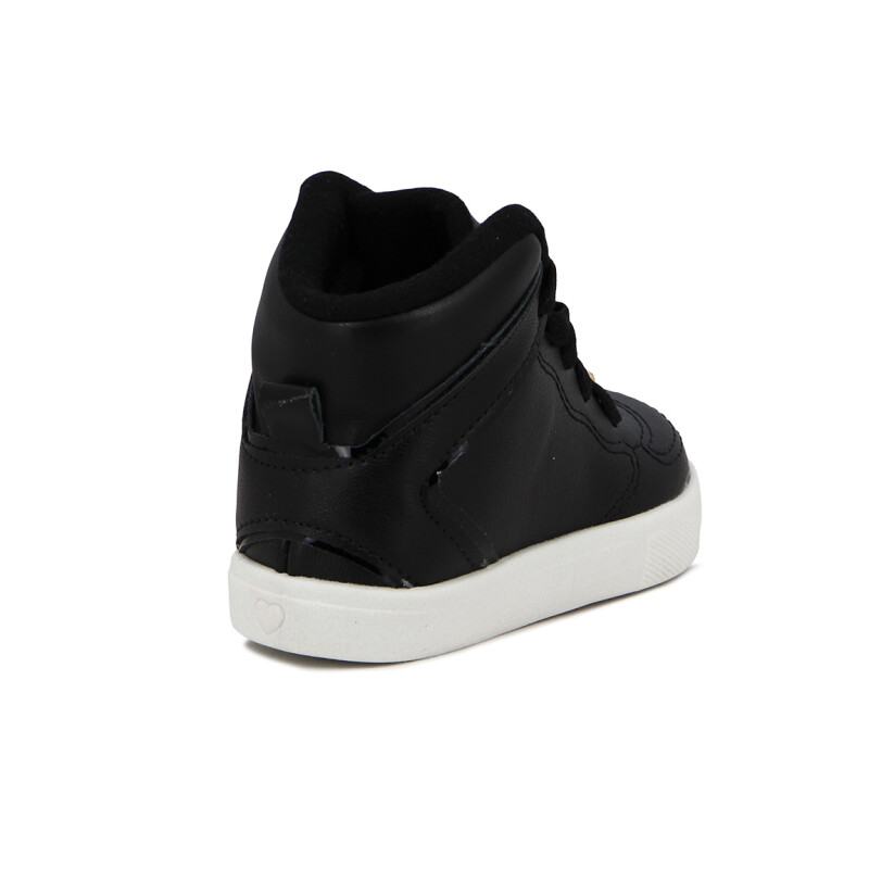 Molekinha Calzado Deportivo Mid Acordonado Negro
