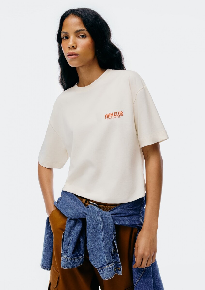 CAMISETA MM FEM - OFF WHITE 