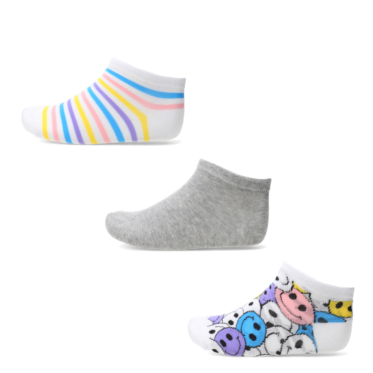 Medias de Niña MINI Miss Carol trainer kids x3 MINI MissCarol - Multicolor 
