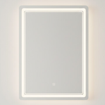 Espejo Rectangular Baño Táctil 3 Modos Retroiluminado 80X60 Rectangular