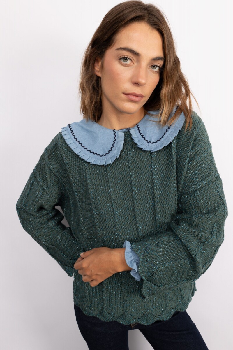 Sweater Calia - Petróleo 