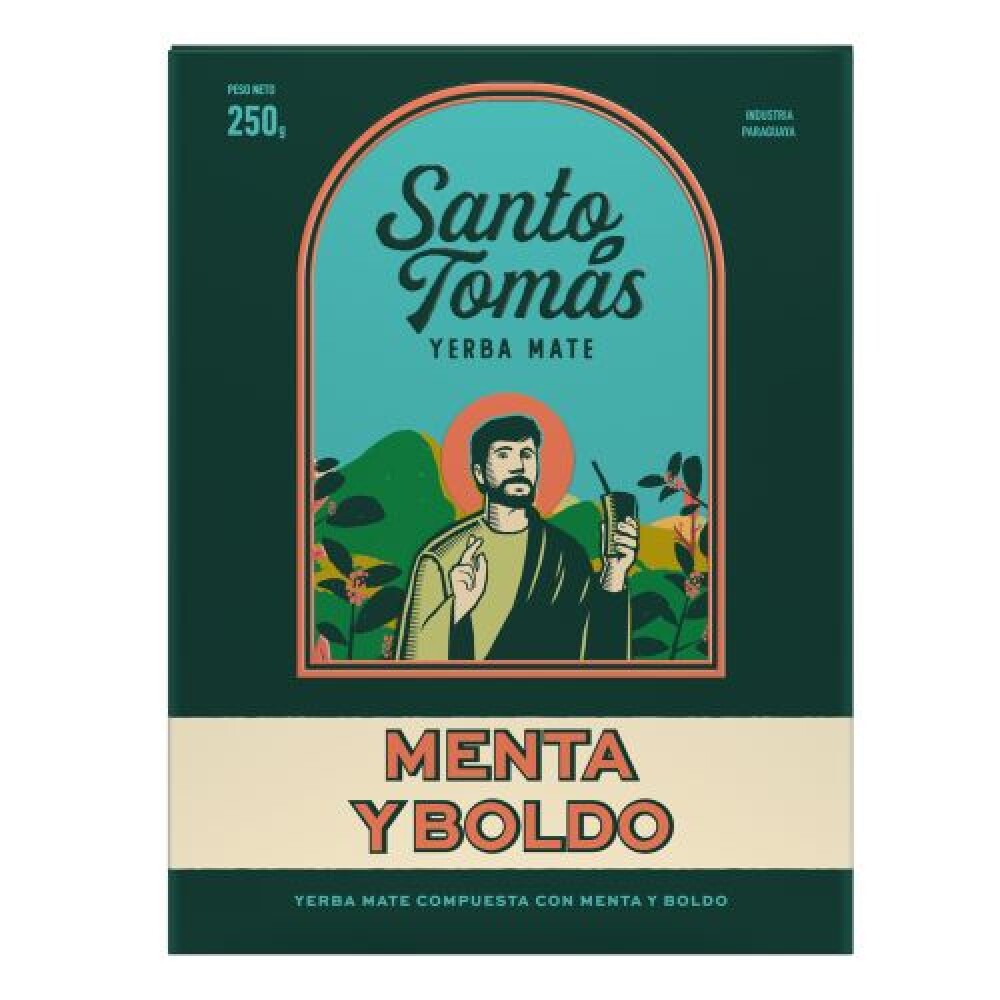 YERBA MATE SANTO TOMAS MENTA Y BOLDO CJ única