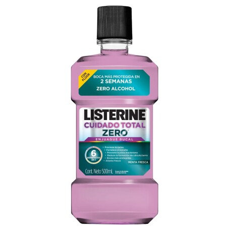 Enjuague Bucal Listerine Cuidado Total Zero 500ml Enjuague Bucal Listerine Cuidado Total Zero 500ml