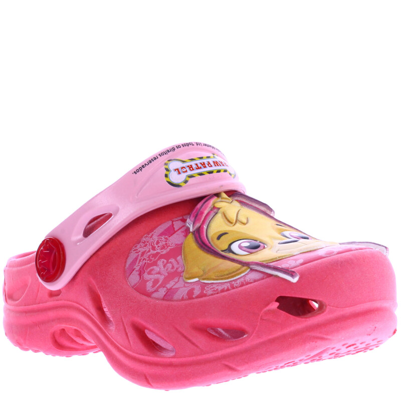Zuecos Infantiles Plugt Paw Patrol Fucsia - Rosa