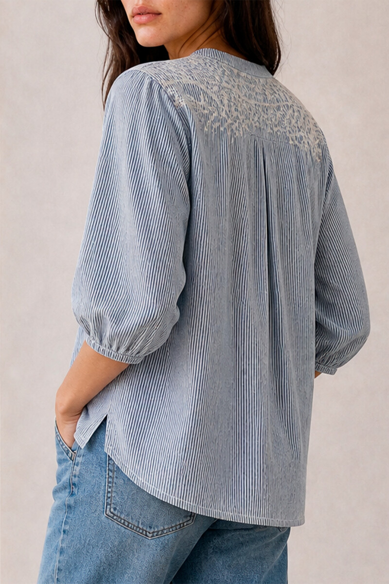 BLUSA CAETANA AZUL