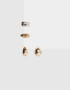 Bijou Cuff Set De Aros - Dorado