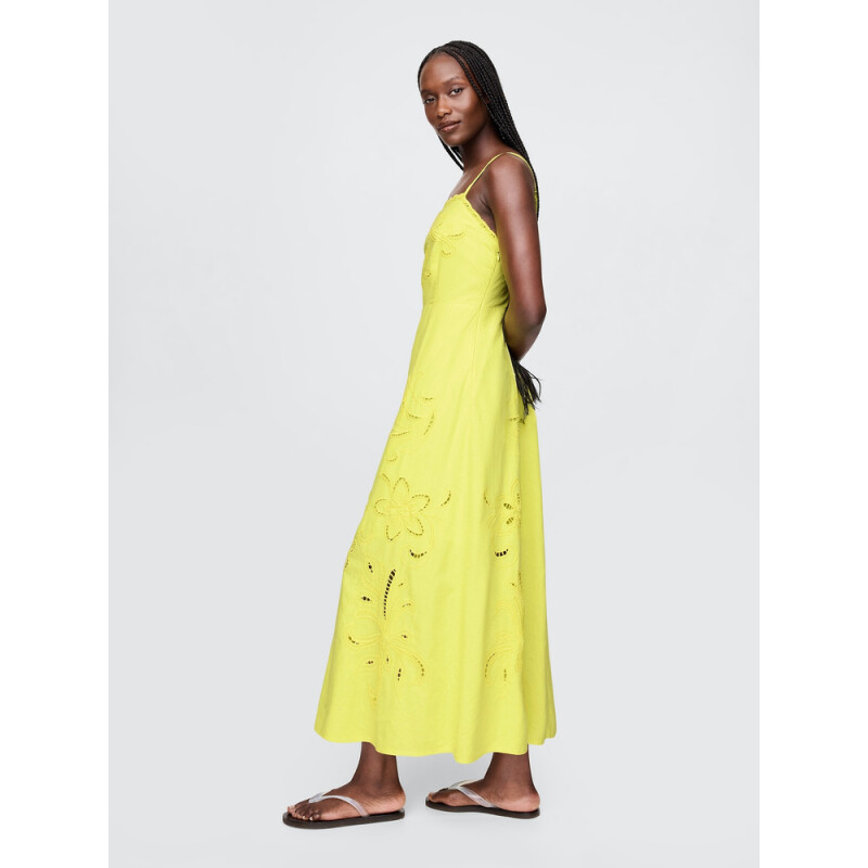 SL EMBR MAXI DRESS LIMEADE 13-0645 TCX