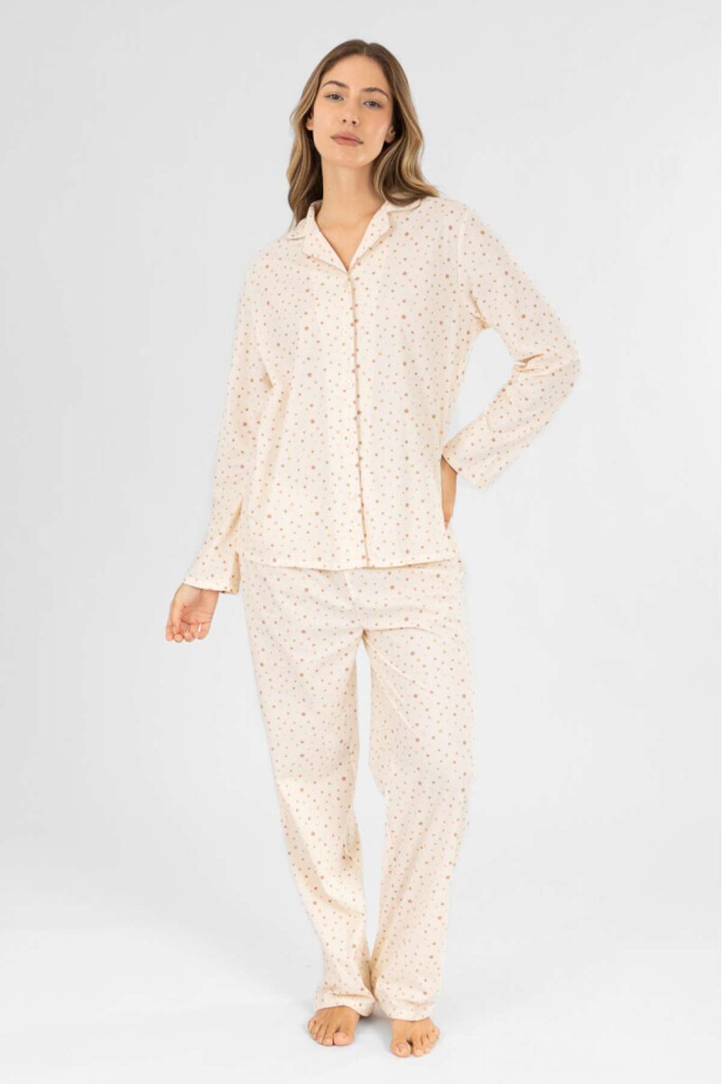 Pijama wincy estrellas - Beige 