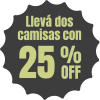 CAMISAS 25%OFF