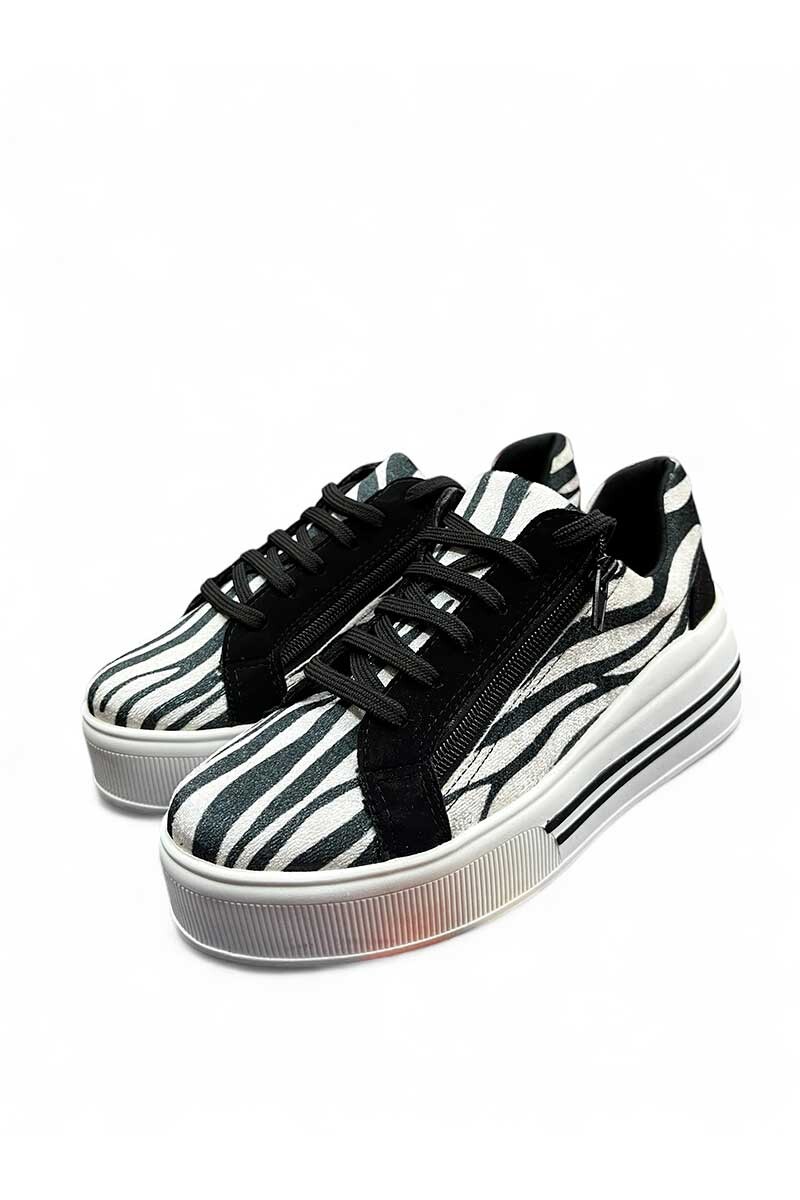 CALZADO DEPORTIVO EUROTEENS CON PLATAFORMA COMBIANADO Animal-print