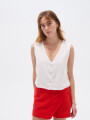 Chaleco Baure Blanco