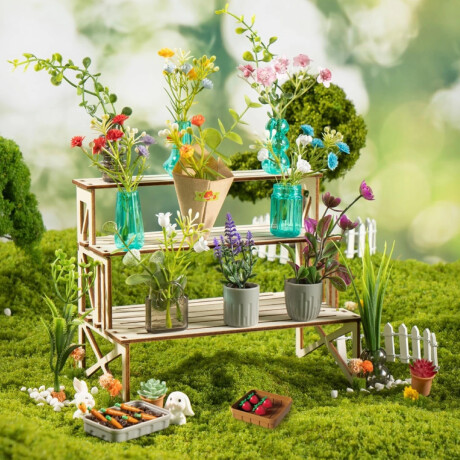 Mini Jardín en Miniatura para Armar Sc