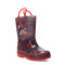Bota de Niño Spiderman De Lluvia Rojo
