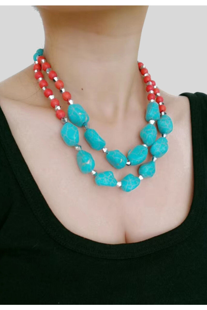 COLGANTE Y CARAVANAS TURQUESA