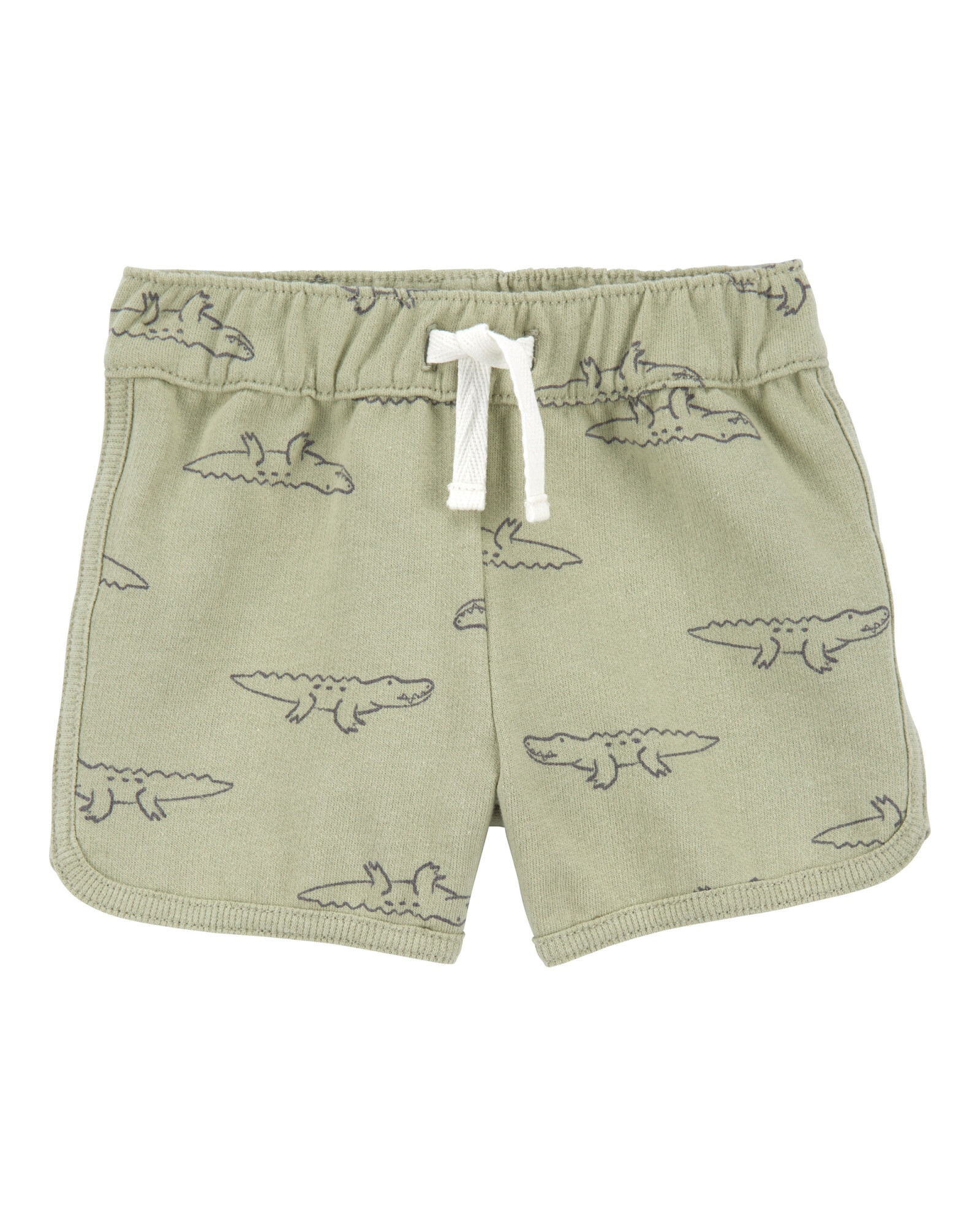 Set tres piezas de algodón, short, remera y body, diseño caimanes Set tres piezas de algodón, short, remera y body, diseño caimanes