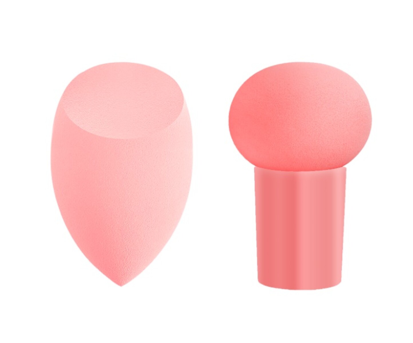 Set esponja maquillaje peach 2pcs 