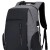 Mochila Impermeable Antirrobo Urbana USB Notebook Casual Variante Color Gris