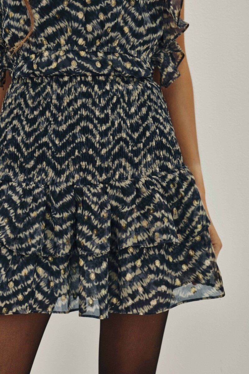 Falda Cheeta Dreams Azul