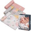 Set x3 muselinas sabanas Lionelo flores
