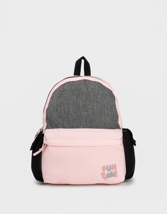 Mochilas Urbanas Deportivo Mochila Multipocket "fun Time" - Rosa Viejo