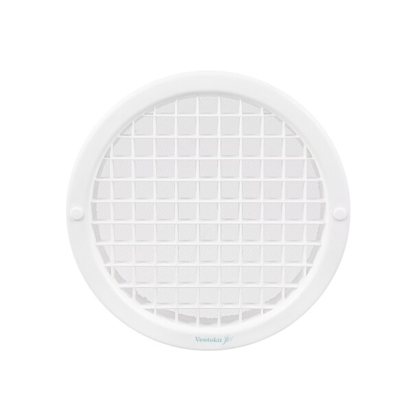Rejilla de Ventilación para Vidrio 150mm Con Tejido Mosquitero Ventokit Rejilla de Ventilación para Vidrio 150mm Con Tejido Mosquitero Ventokit