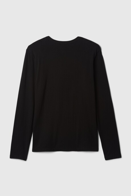 Remera Gràfico Manga Larga Niño True Black V2
