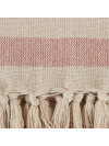 Manta throw AMASONLILJE 130x170 rosa/beige Manta throw AMASONLILJE 130x170 rosa/beige